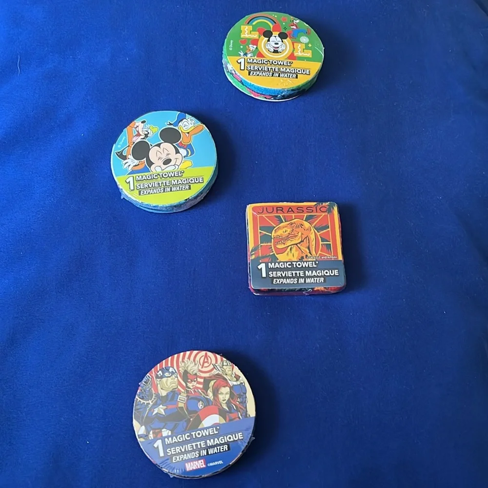 Magic Towel Set with Disney and Marvel Designs